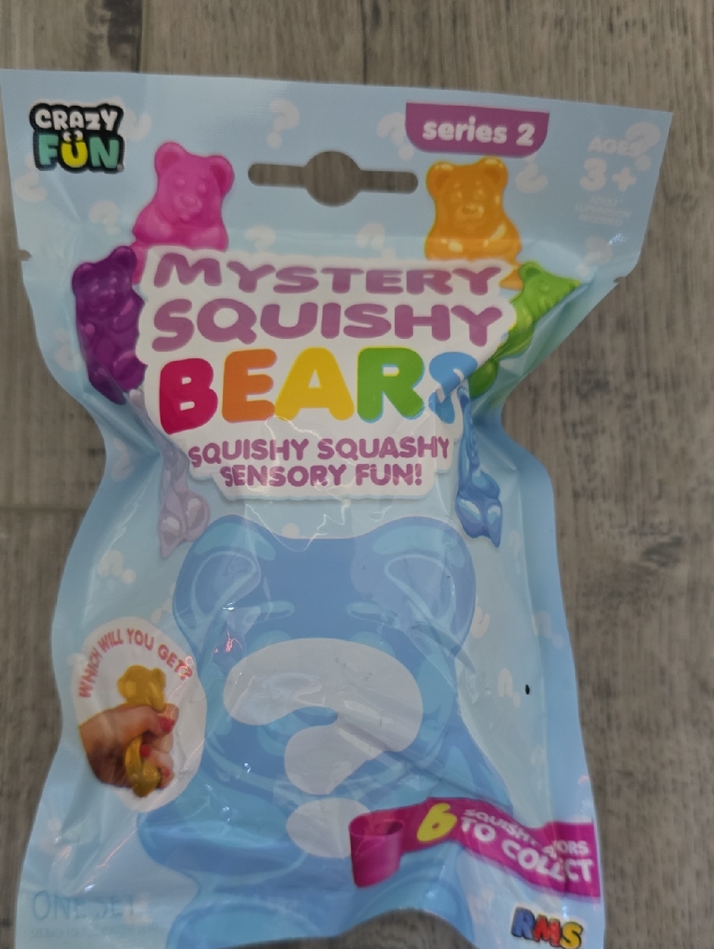 Mystery Squishy Bears - Blue Squishy Sensory Toy